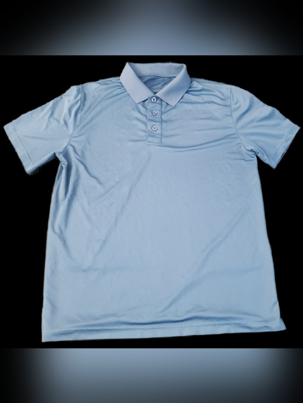 #MC29 Men's Light Blue Short Sleeve Polo